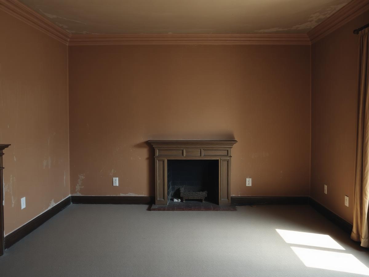 Living Room before painting