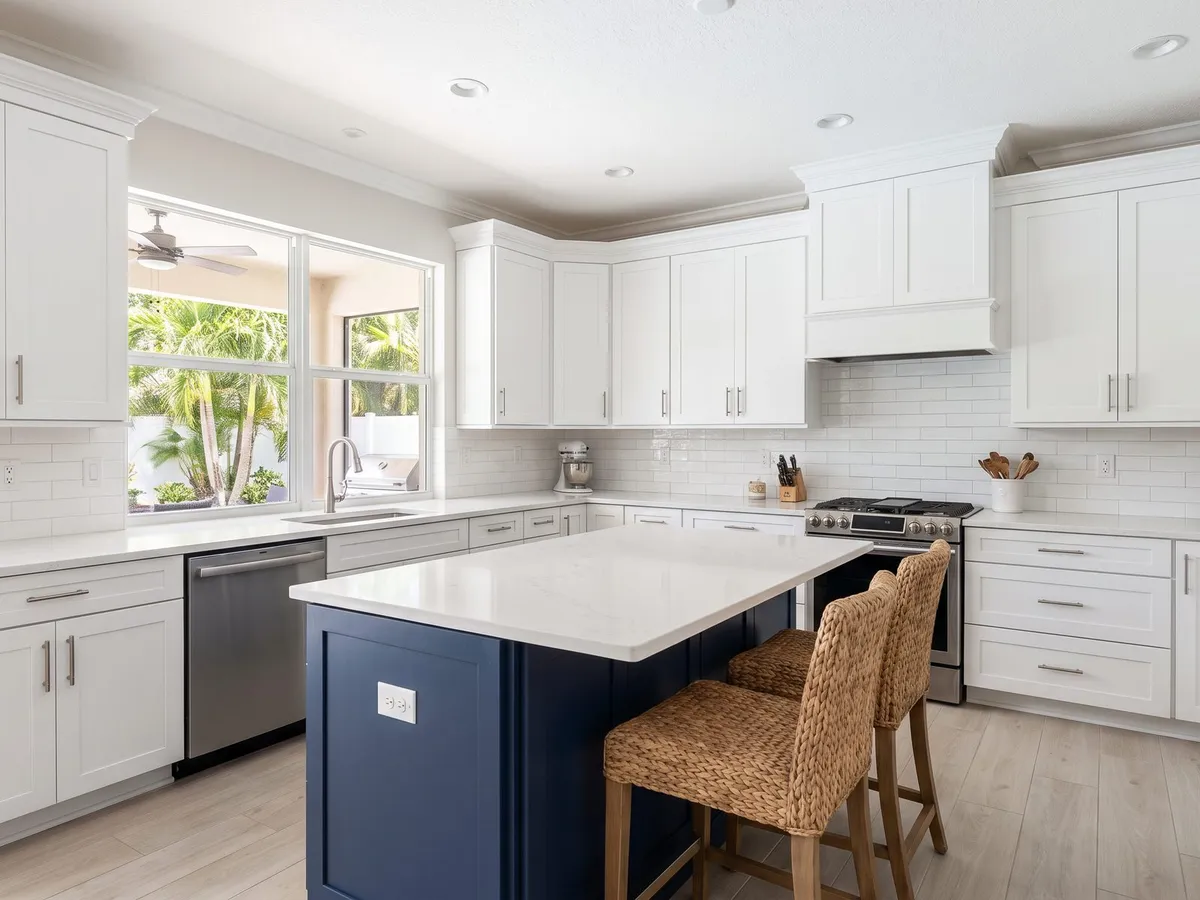 Cabinet Refinishing project by Pro Touch Painting in Sharpes, Brevard County FL