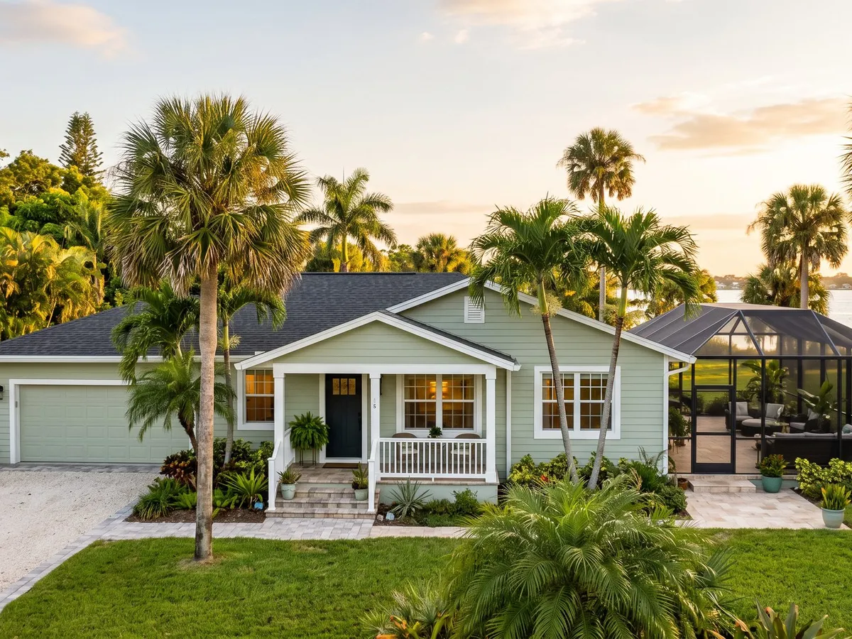 Freshly painted Florida home exterior in Rockledge, FL by Pro Touch Painting